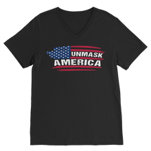 Load image into Gallery viewer, Unmask Premium V-Neck T-Shirt