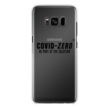 Load image into Gallery viewer, Covid-Zero Collection Back Printed Transparent Hard Phone Case