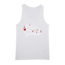 Load image into Gallery viewer, Pizza is My Valentine Organic Jersey Unisex Tank Top