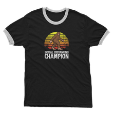 Load image into Gallery viewer, Social Distance Adult Ringer T-Shirt