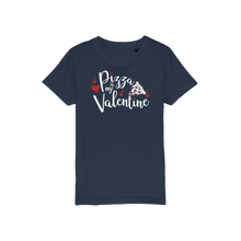 Load image into Gallery viewer, Pizza is My Valentine Organic Jersey Kids T-Shirt