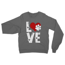 Load image into Gallery viewer, Love Dog Classic Adult Sweatshirt