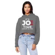 Load image into Gallery viewer, Joe Biden Unisex Cropped Raw Edge Boyfriend Hoodie