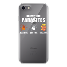 Load image into Gallery viewer, Trump Parasite Back Printed Transparent Soft Phone Case