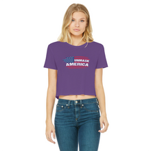 Load image into Gallery viewer, Unmask Classic Women's Cropped Raw Edge T-Shirt