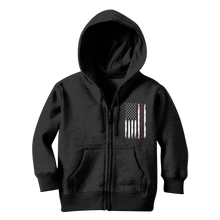 Load image into Gallery viewer, Proud Veteran Classic Kids Zip Hoodie