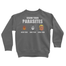 Load image into Gallery viewer, Trump Parasite Classic Kids Sweatshirt