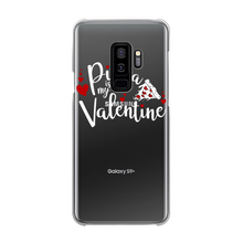 Load image into Gallery viewer, Pizza is My Valentine Back Printed Transparent Hard Phone Case
