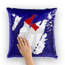 Load image into Gallery viewer, Love Dog Sequin Cushion Cover