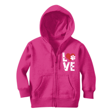 Load image into Gallery viewer, Love Dog Classic Kids Zip Hoodie