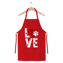 Load image into Gallery viewer, Love Dog Premium Jersey Apron