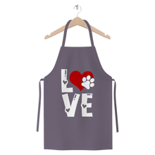 Load image into Gallery viewer, Love Dog Premium Jersey Apron