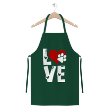 Load image into Gallery viewer, Love Dog Premium Jersey Apron
