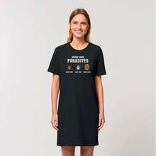 Load image into Gallery viewer, Trump Parasite Organic T-Shirt Dress