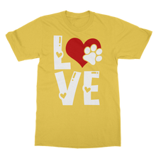 Load image into Gallery viewer, Love Dog Classic Heavy Cotton Adult T-Shirt