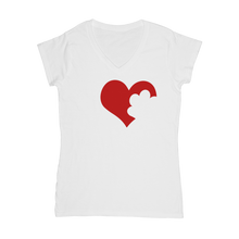 Load image into Gallery viewer, Love Dog Classic Women's V-Neck T-Shirt