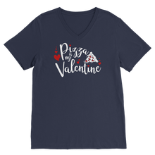 Load image into Gallery viewer, Pizza is My Valentine Premium V-Neck T-Shirt