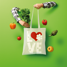 Load image into Gallery viewer, Love Dog Shopper Tote Bag