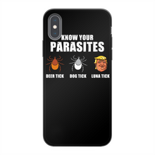 Load image into Gallery viewer, Trump Parasite Back Printed Black Soft Phone Case