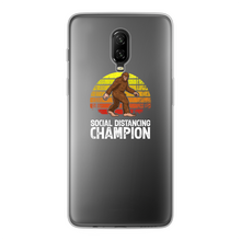 Load image into Gallery viewer, Social Distance Back Printed Transparent Soft Phone Case