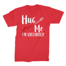 Load image into Gallery viewer, Hug Me I'm Vaccinated Premium Jersey Men's T-Shirt