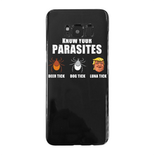Load image into Gallery viewer, Trump Parasite Back Printed Black Soft Phone Case