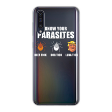 Load image into Gallery viewer, Trump Parasite Back Printed Transparent Soft Phone Case