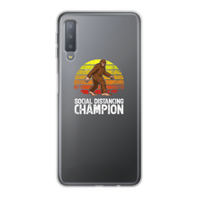 Load image into Gallery viewer, Social Distance Back Printed Transparent Soft Phone Case