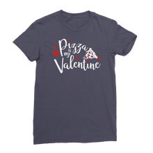 Load image into Gallery viewer, Pizza is My Valentine Premium Jersey Women's T-Shirt