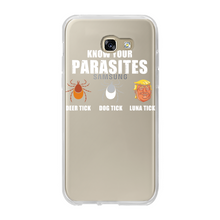 Load image into Gallery viewer, Trump Parasite Back Printed Transparent Soft Phone Case