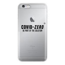 Load image into Gallery viewer, Covid-Zero Collection Back Printed Transparent Hard Phone Case