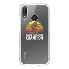 Load image into Gallery viewer, Social Distance Back Printed Transparent Soft Phone Case