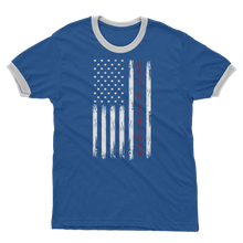 Load image into Gallery viewer, Proud Veteran Adult Ringer T-Shirt