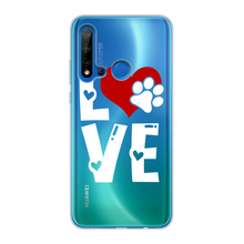 Load image into Gallery viewer, Love Dog Back Printed Transparent Soft Phone Case
