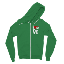 Load image into Gallery viewer, Love Dog Classic Adult Zip Hoodie
