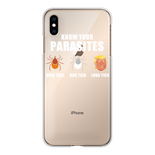 Load image into Gallery viewer, Trump Parasite Back Printed Transparent Hard Phone Case