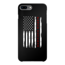 Load image into Gallery viewer, Proud Veteran Back Printed Black Hard Phone Case