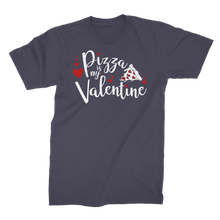 Load image into Gallery viewer, Pizza is My Valentine Premium Jersey Men's T-Shirt
