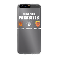 Load image into Gallery viewer, Trump Parasite Back Printed Transparent Hard Phone Case
