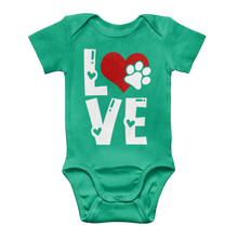 Load image into Gallery viewer, Love Dog Classic Baby Onesie Bodysuit
