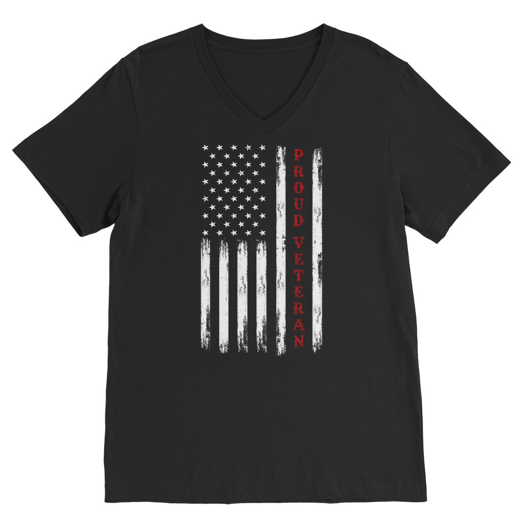 Proud Veteran Premium V-Neck T-Shirt