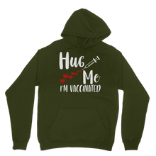 Load image into Gallery viewer, Hug Me I&#39;m Vaccinated Classic Adult Hoodie
