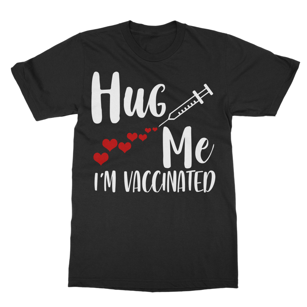 Hug Me I'm Vaccinated T-Shirt Dress