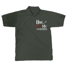 Load image into Gallery viewer, Hug Me I&#39;m Vaccinated Classic Adult Polo Shirt

