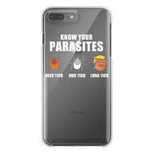 Load image into Gallery viewer, Trump Parasite Back Printed Transparent Hard Phone Case
