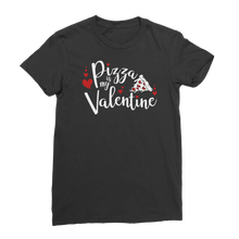 Load image into Gallery viewer, Pizza is My Valentine Premium Jersey Women&#39;s T-Shirt
