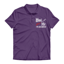 Load image into Gallery viewer, Hug Me I&#39;m Vaccinated Premium Adult Polo Shirt
