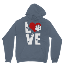 Load image into Gallery viewer, Love Dog Classic Adult Hoodie
