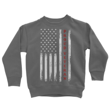 Load image into Gallery viewer, Proud Veteran Classic Kids Sweatshirt
