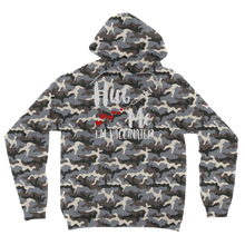 Load image into Gallery viewer, Hug Me I&#39;m Vaccinated Camouflage Adult Hoodie
